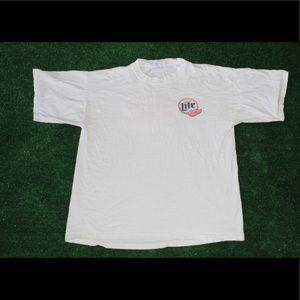 Vintage Miller Lite NHL Detroit flyers t-shirt
